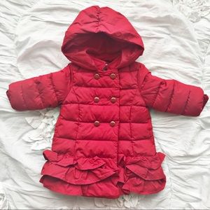 Olivia For Gymboree Red Puffer Coat